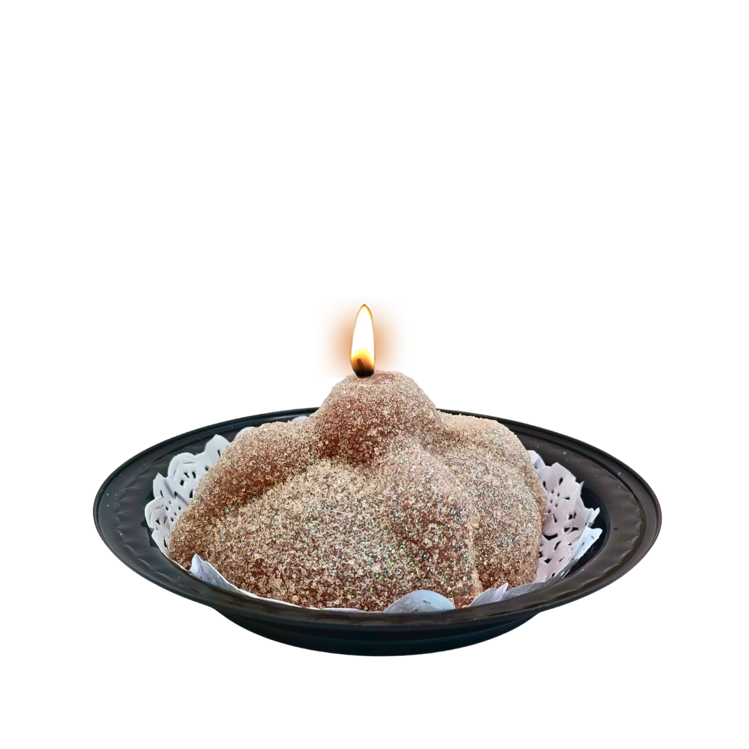 Veladora Pan de Muerto – Decoración y Aroma para Día de Muertos