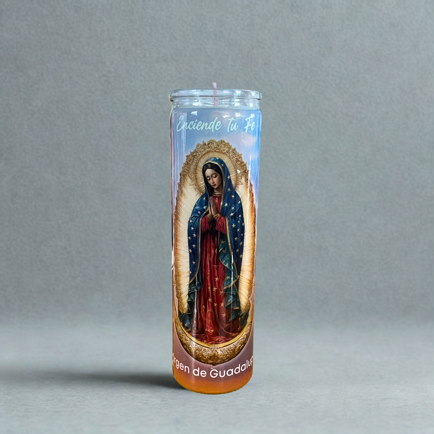 Caja Veladora Vaso 100 Virgen 12 pz VELADORA SAN JUAN