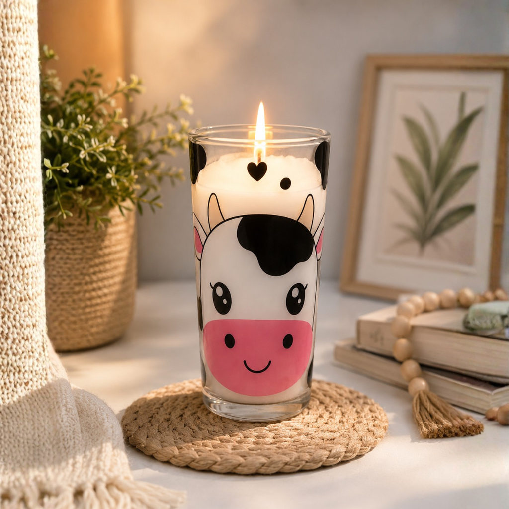 Veladora vaso cubero decorado (Nueva Imagen)