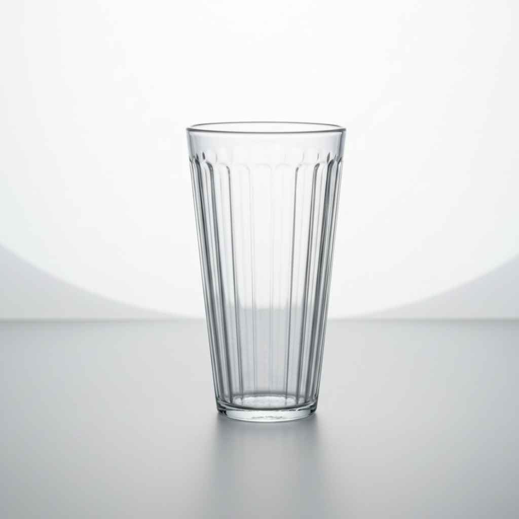Vaso Limonero CRISA de Vidrio | Caja con 20 Piezas | Ideal para Bebidas, Velas y Más
