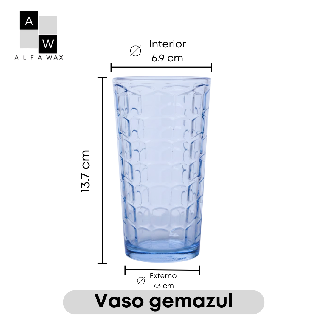 Vaso gemazul vacio | caja con 20 piezas