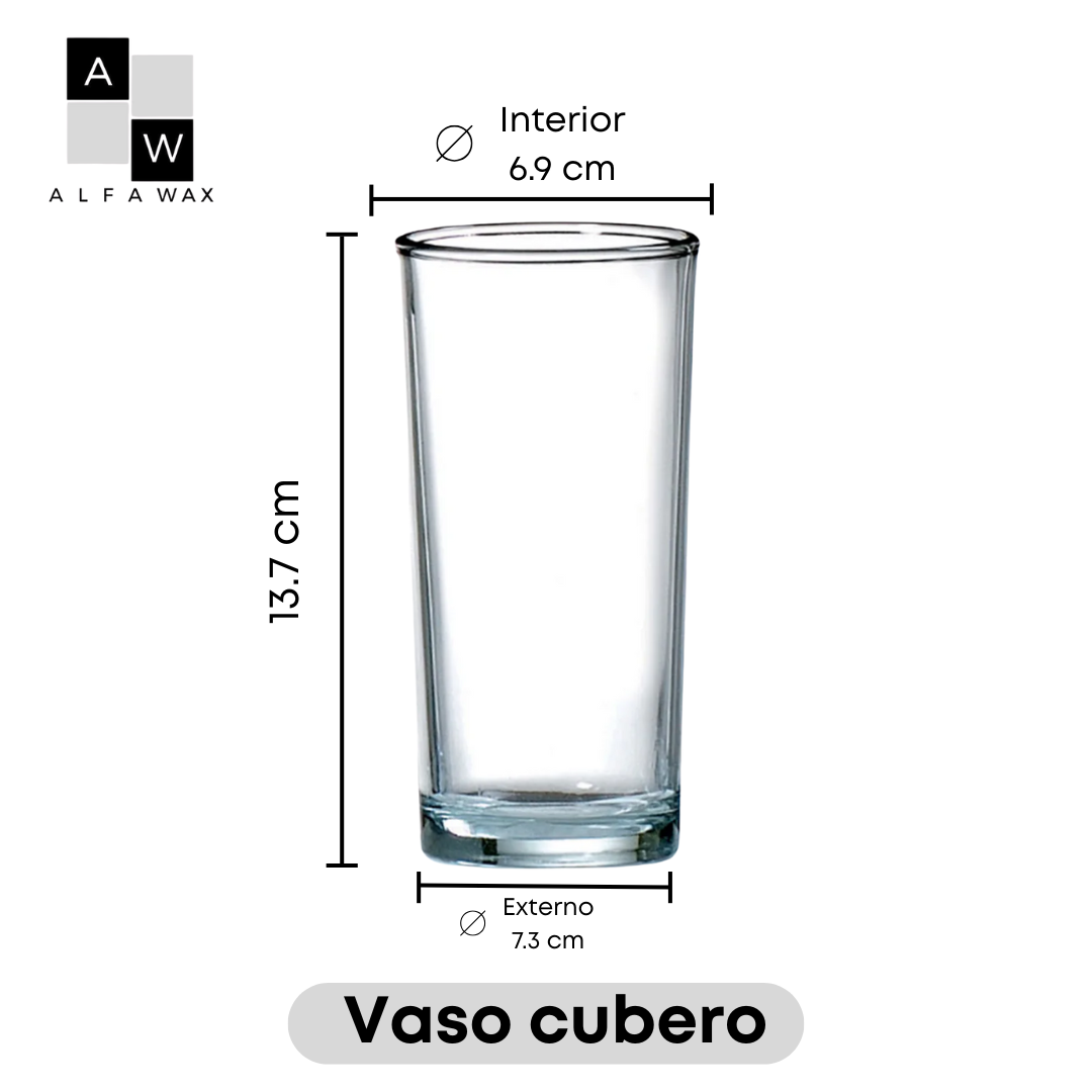 Vaso Cubero vacio | caja con 20 piezas