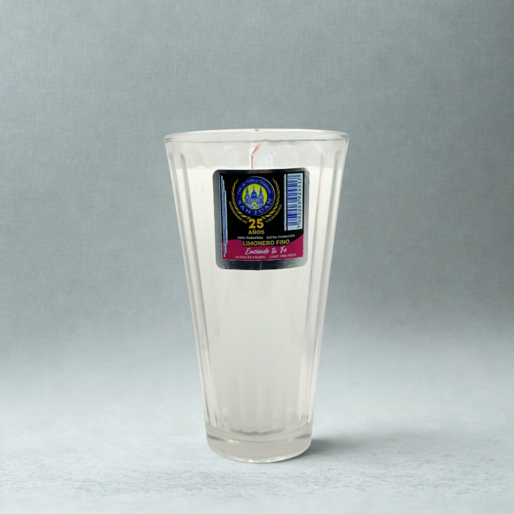 Caja Veladora Limonero Fino 20 pz VELADORAS SAN JUAN