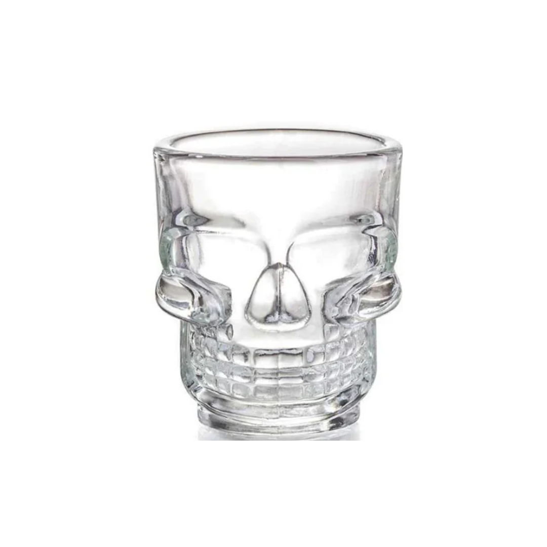Vaso vacio calavera | caja con 12 piezas