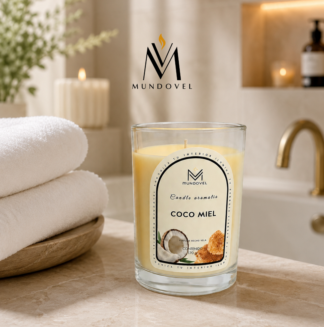 Vela Perfumada Varios Aromas Decoración y Aromaterapia | 1 PIEZA