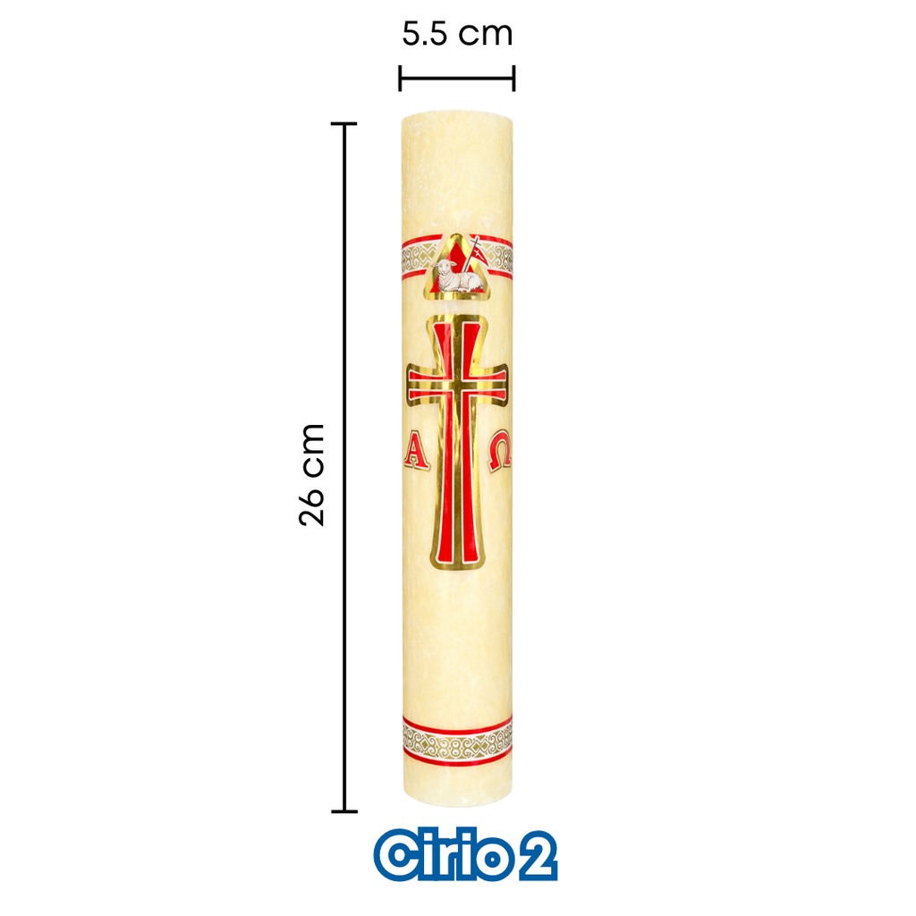 Cirio Pascual No. 2 (Caja con 6 PZAS)