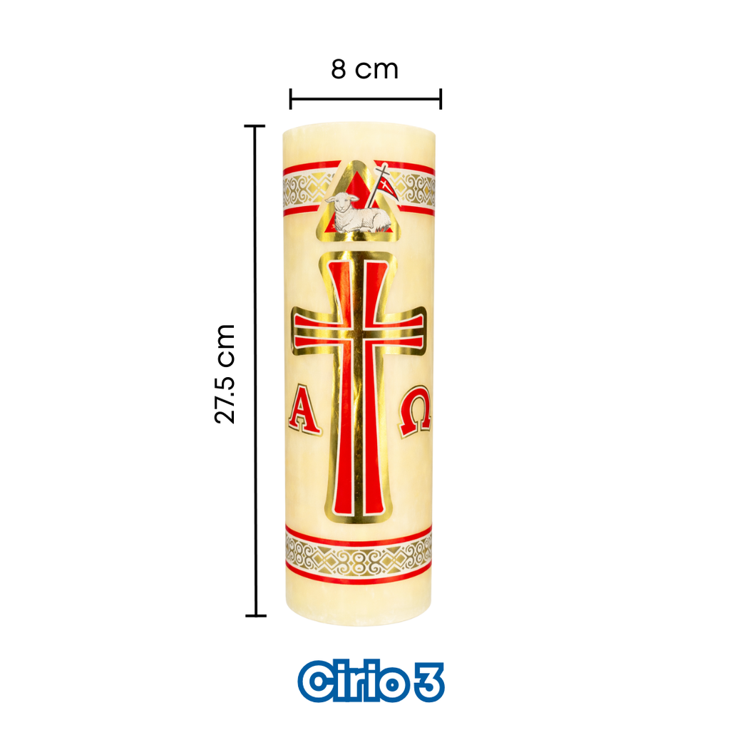 Cirio Pascual No. 3 (Caja con 6 PZAS)
