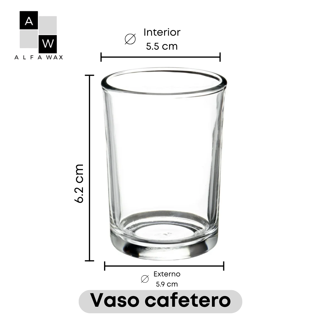 Vaso cafetero vacio | Caja con 20 piezas
