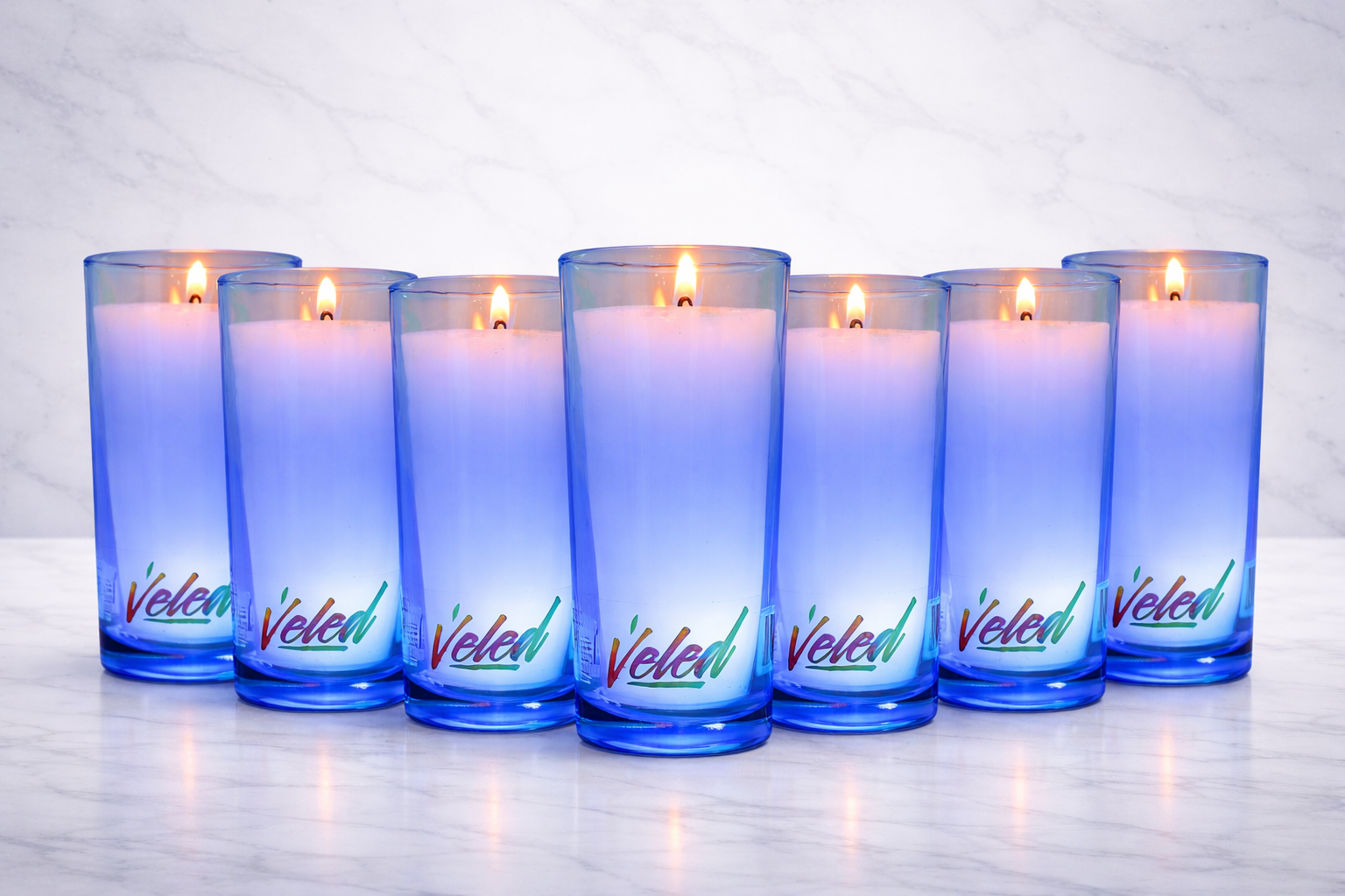 Veladora LED VELED | Luz real + efecto neón | Decoración premium | Caja con 20 piezas