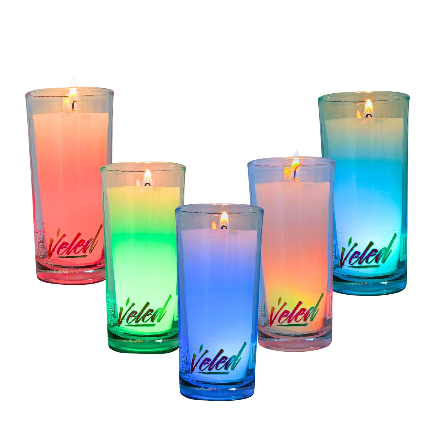 Veled vela de parafina con Tecnología Led | Caja con 6 pzas