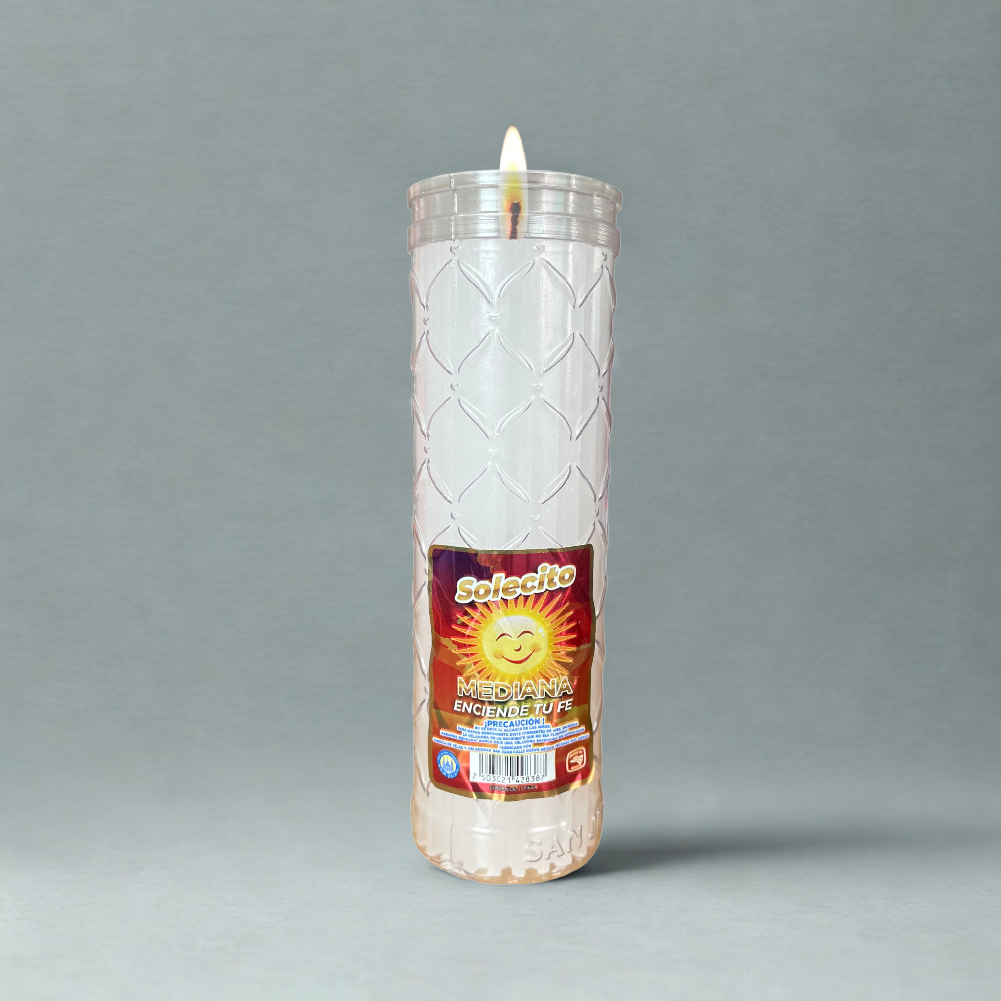 Caja Veladora Ecológica Solecito Semanal 12 pz VELADORAS SAN JUAN