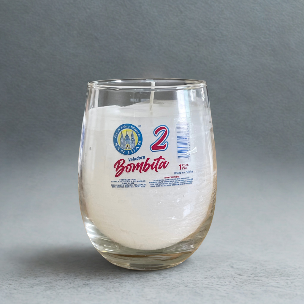 Caja Veladora Bombita 2 con 12pz VELADORAS SAN JUAN