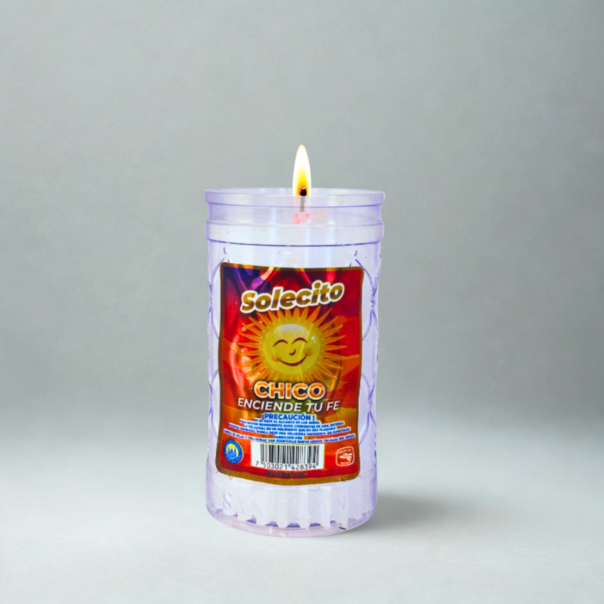 Caja Veladora Ecológica Solecito Chico 20 pz VELADORAS SAN JUAN