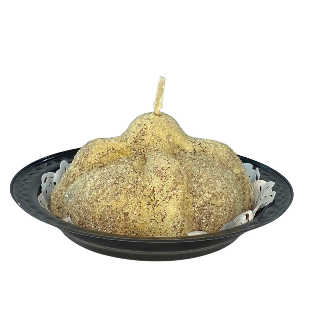 Vela pan de muerto aroma a Canela (caja con 12 pzas)