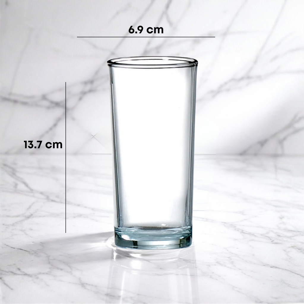 Vaso Cubero de Vidrio | Caja con 20 Piezas | Ideal para Velas, Bebidas y Más