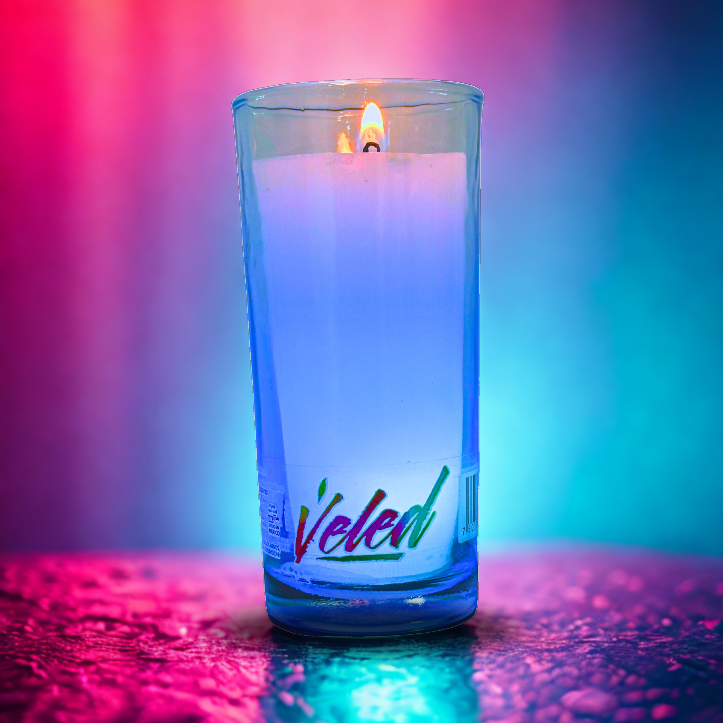 Veladora LED VELED | Luz real + efecto neón | Decoración premium | Caja con 20 piezas