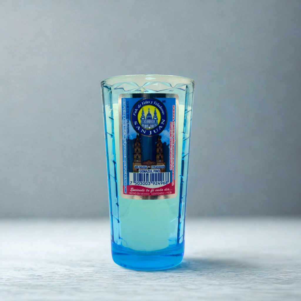 Caja Veladora Gemazul Fino 20 pz VELADORAS SAN JUAN