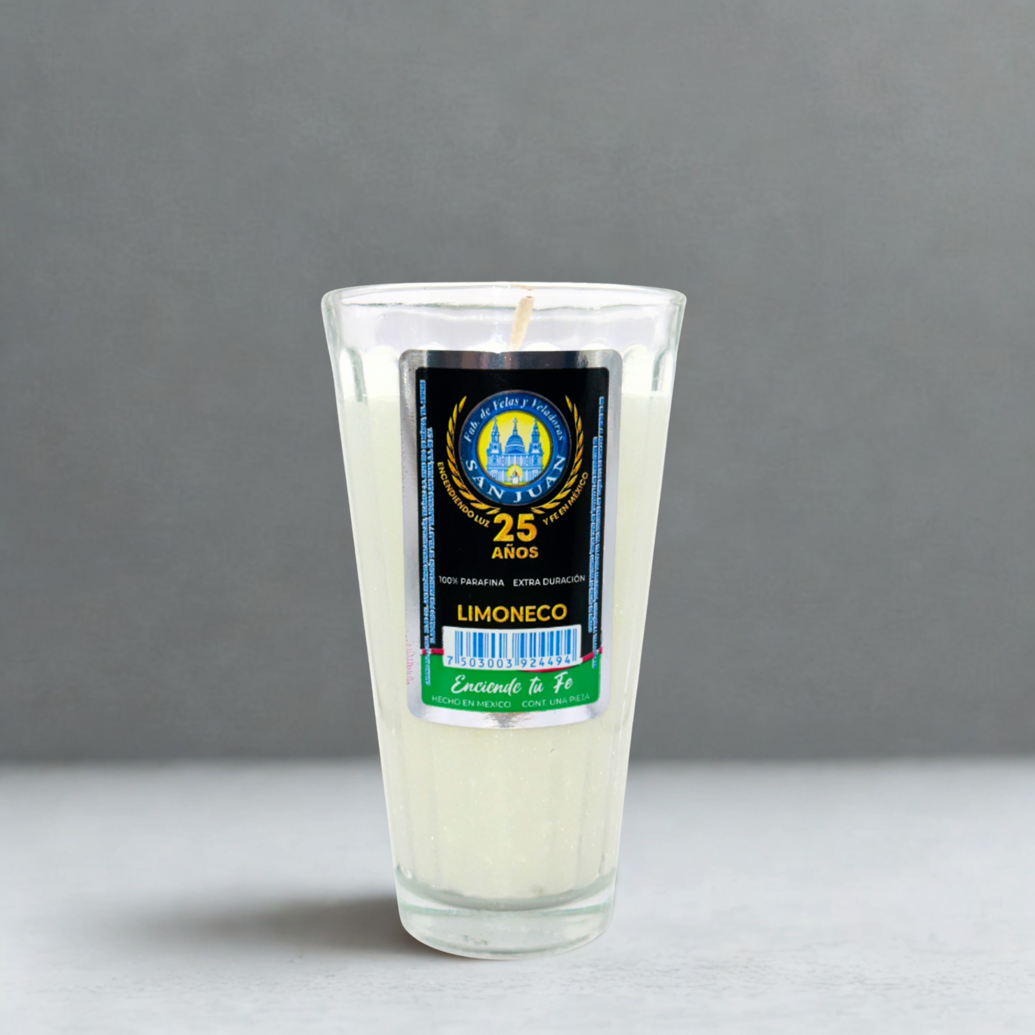 Caja Veladora Limoneco 20 pz VELADORAS SAN JUAN