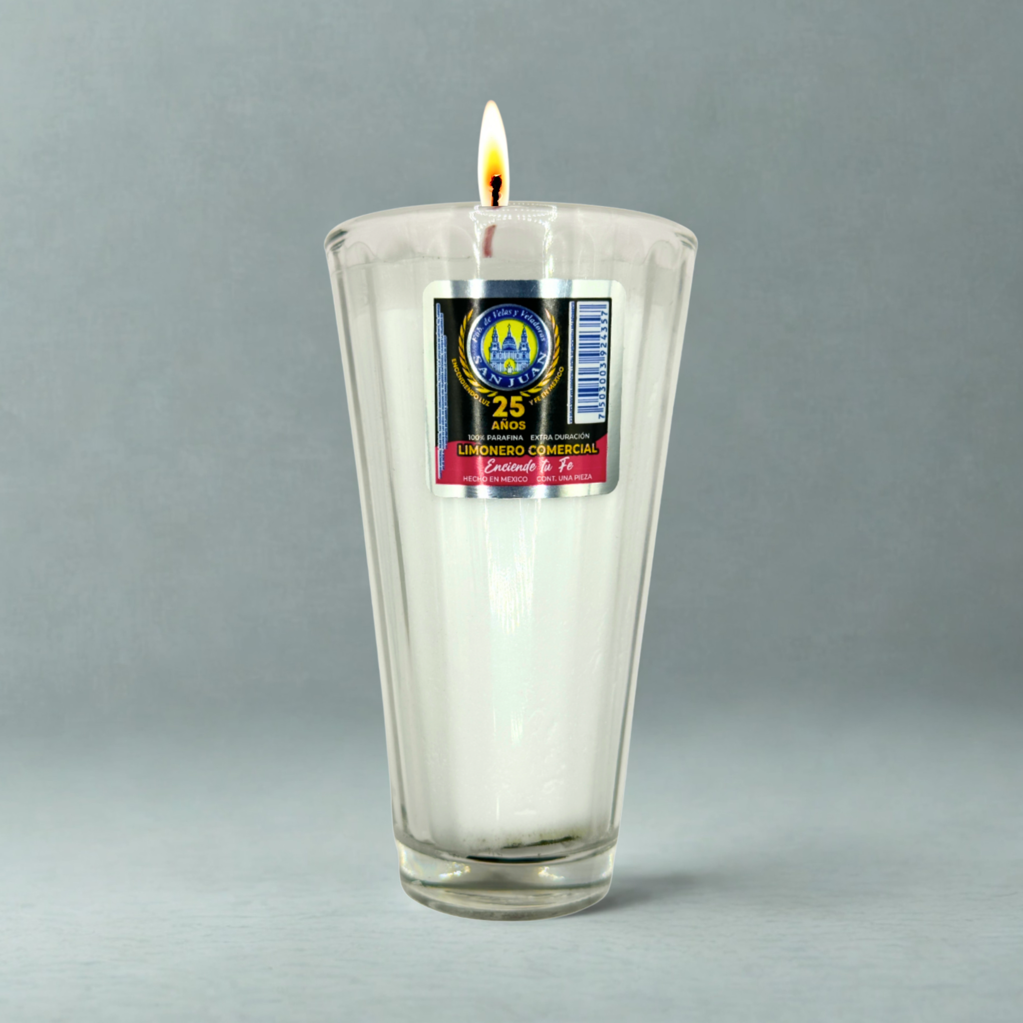 Caja Veladora Limonero Comercial 20 pz VELADORAS SAN JUAN