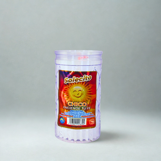 Caja Veladora Ecológica Solecito Chico 20 pz VELADORAS SAN JUAN