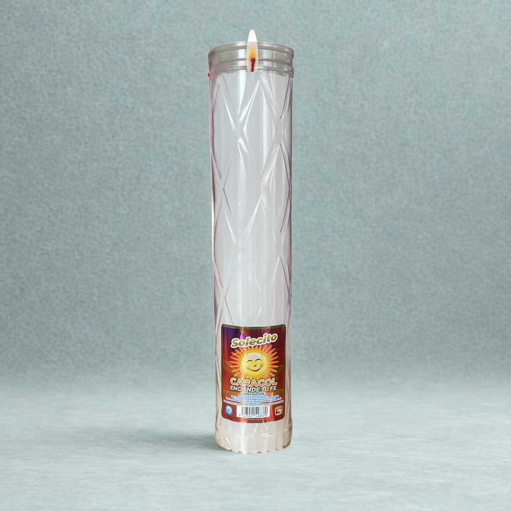 Caja Veladora Ecológica Solecito Caracol 12 pz VELADORAS SAN JUAN