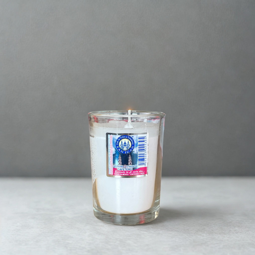 Caja de Veladora Cafetero Liso 20 pz VELADORAS SAN JUAN