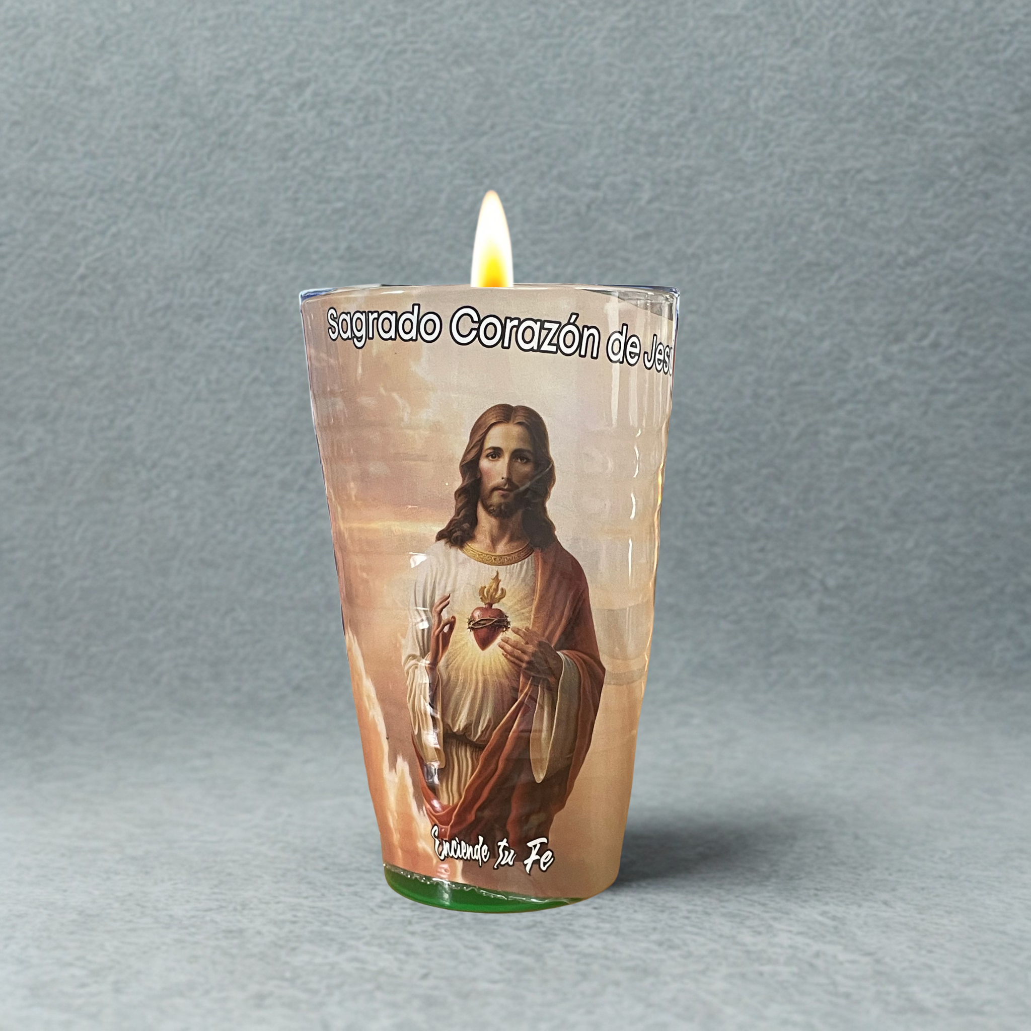 Caja Veladora Colosal Corazón Sagrado 12 pz VELADORA SAN JUAN