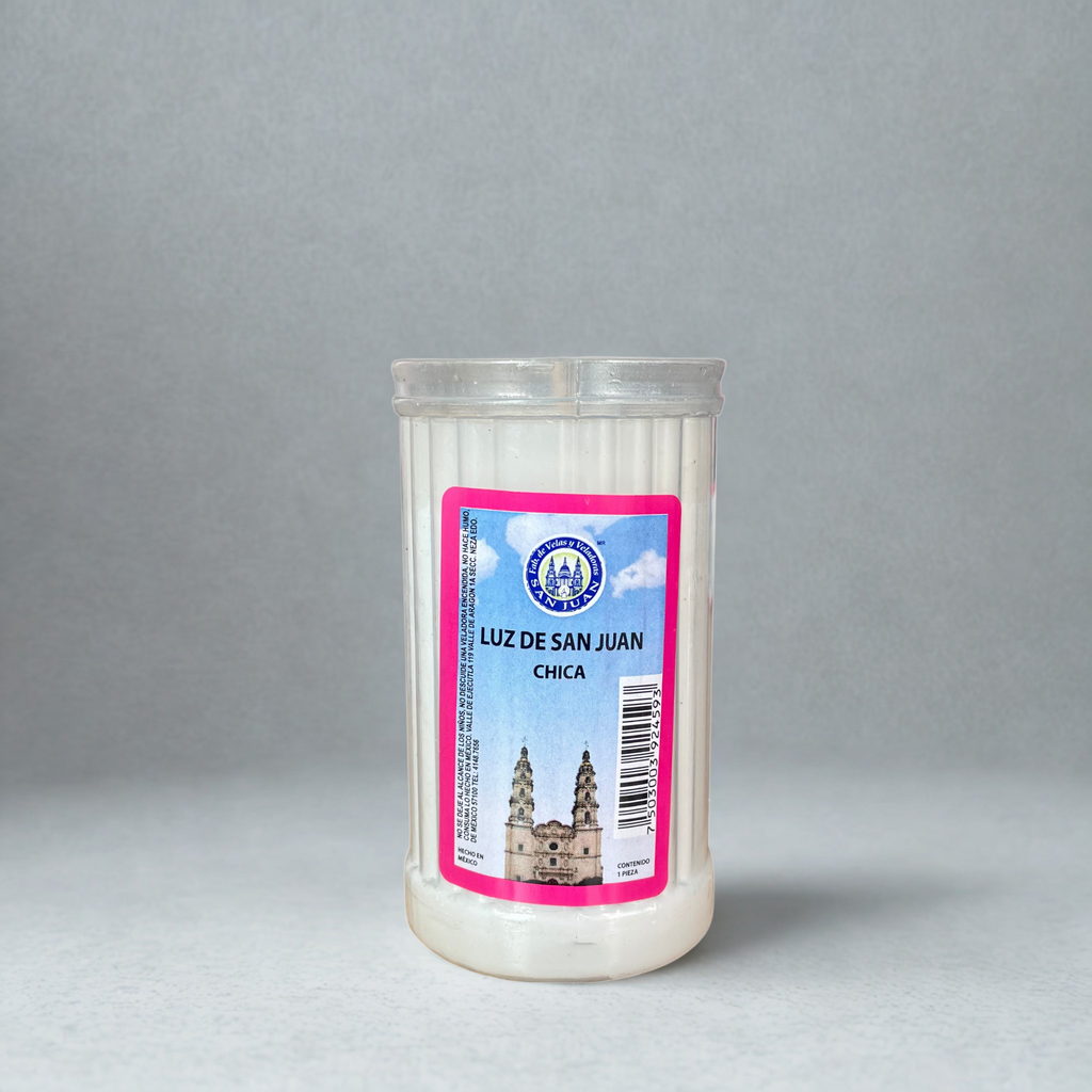 Caja Veladora Luz San Juan Chica 20 pz VELADORAS SAN JUAN