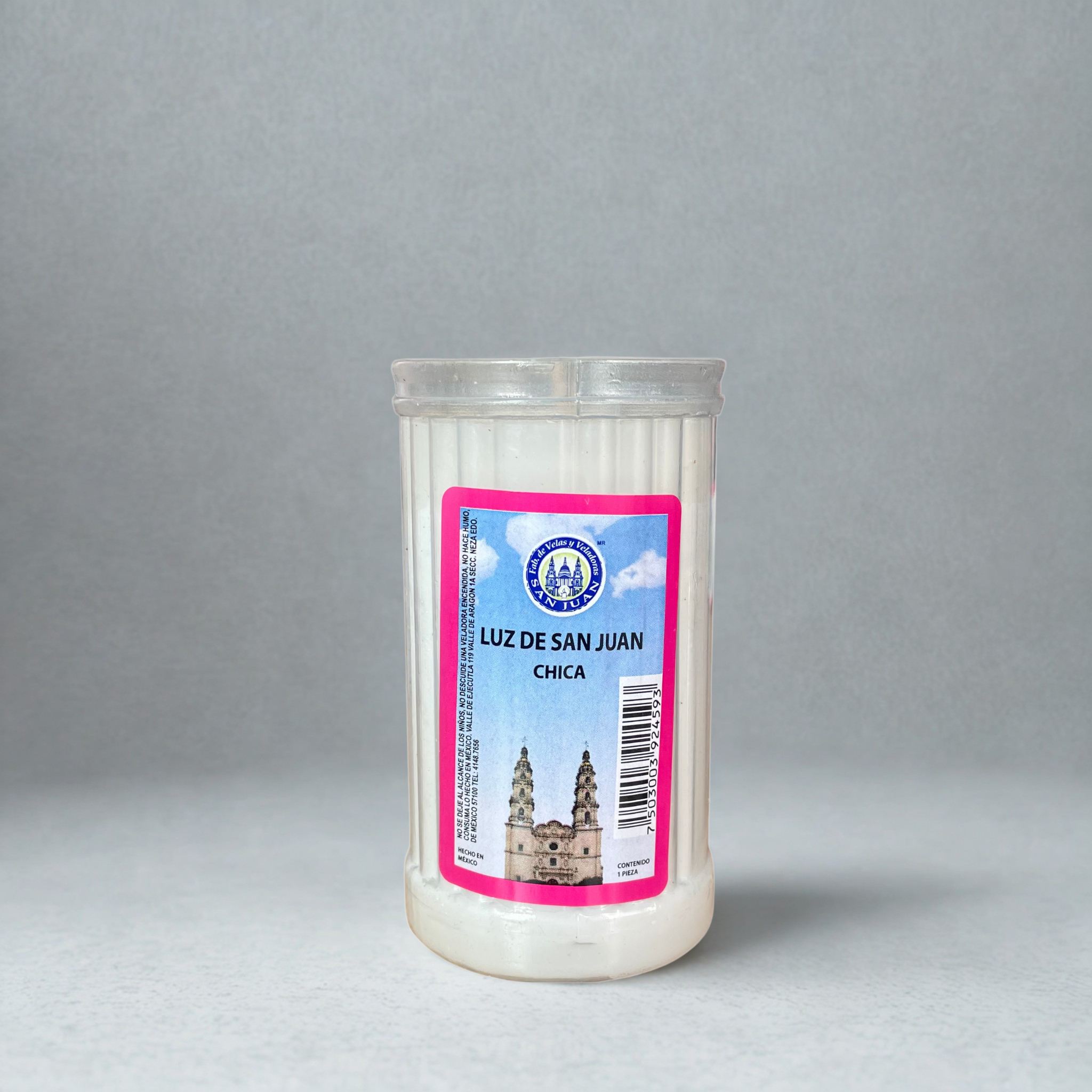 Caja Veladora Luz San Juan Chica 20 pz VELADORAS SAN JUAN