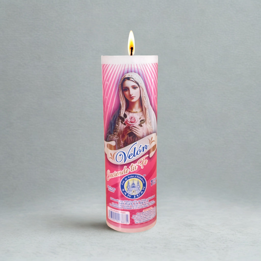 Caja Veladora Velón 12 pz VELADORA SAN JUAN