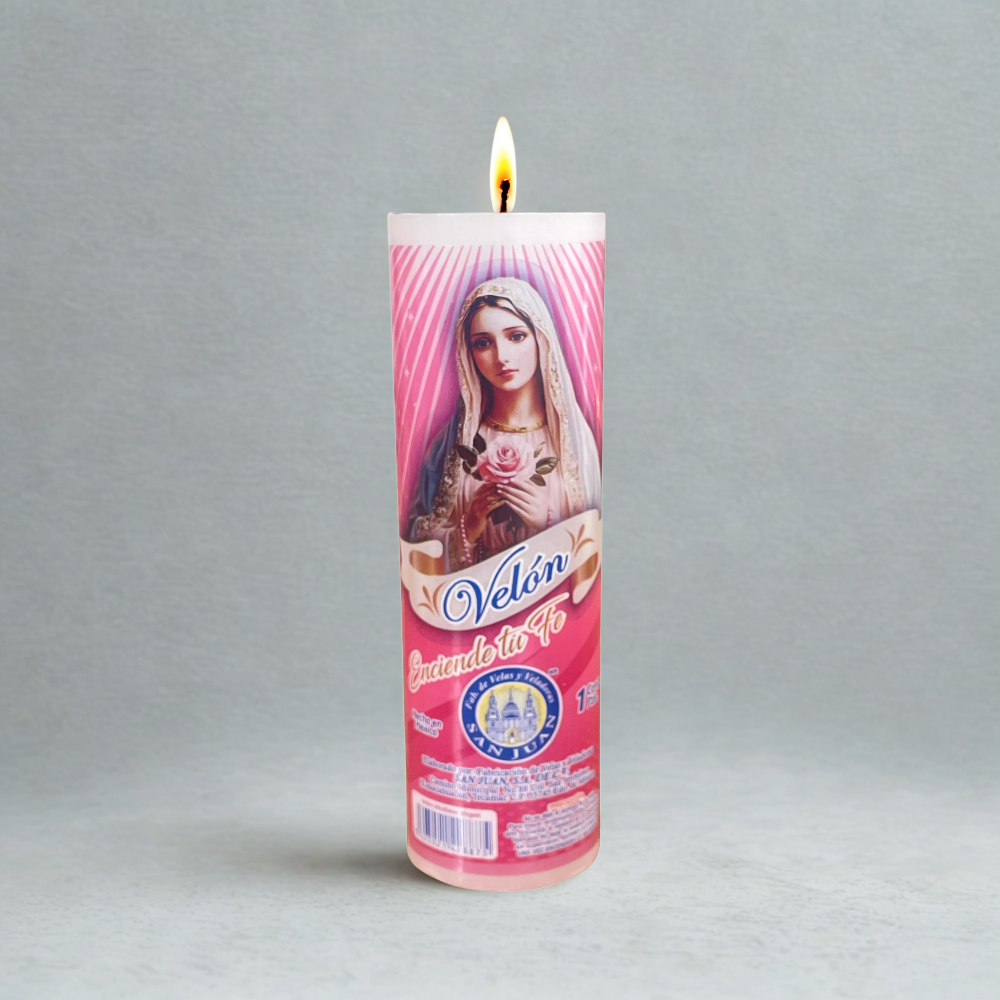 Caja Veladora Velón 12 pz VELADORA SAN JUAN