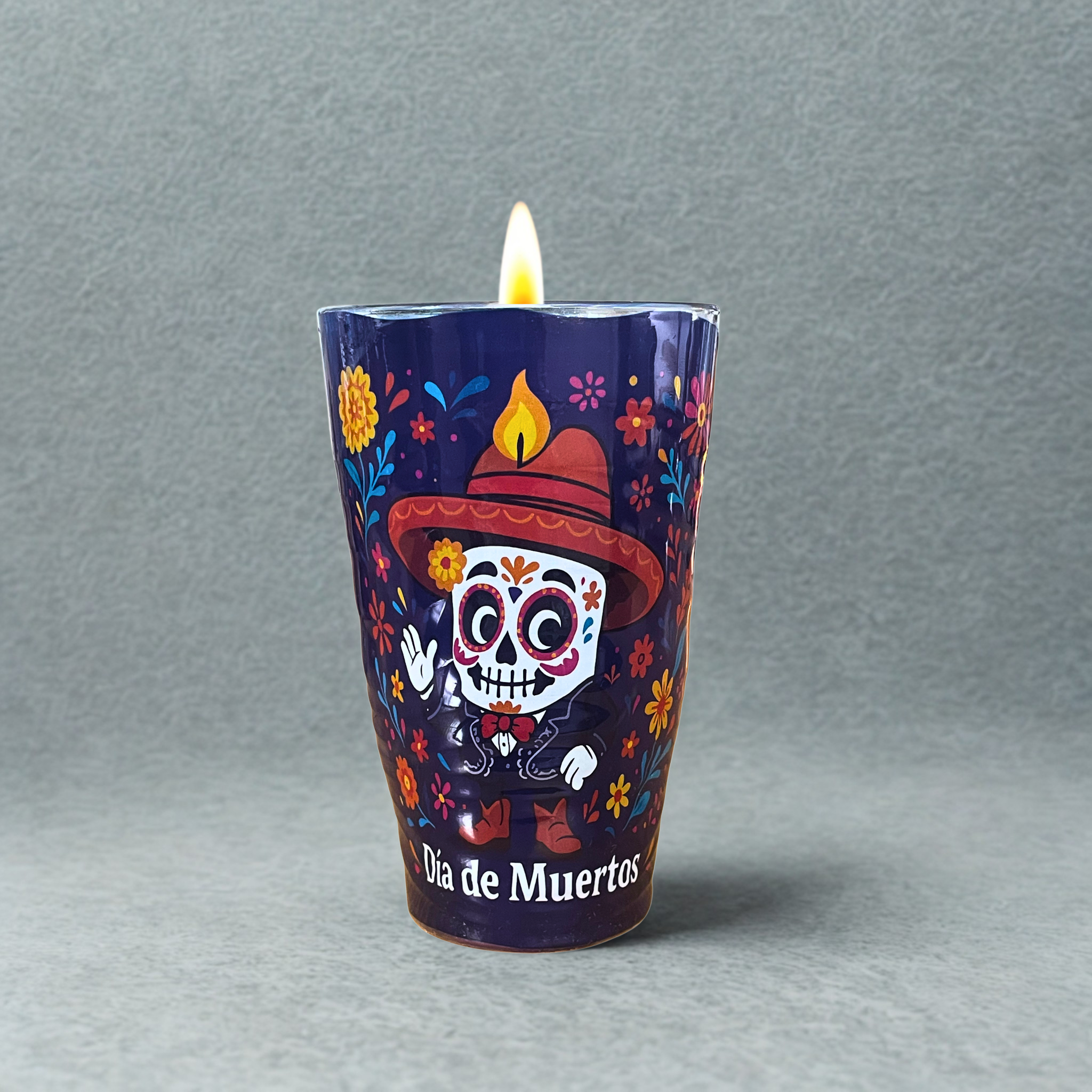 Caja Veladora Colosal Edición Dia de Muertos 12 pz VELADORA SAN JUAN