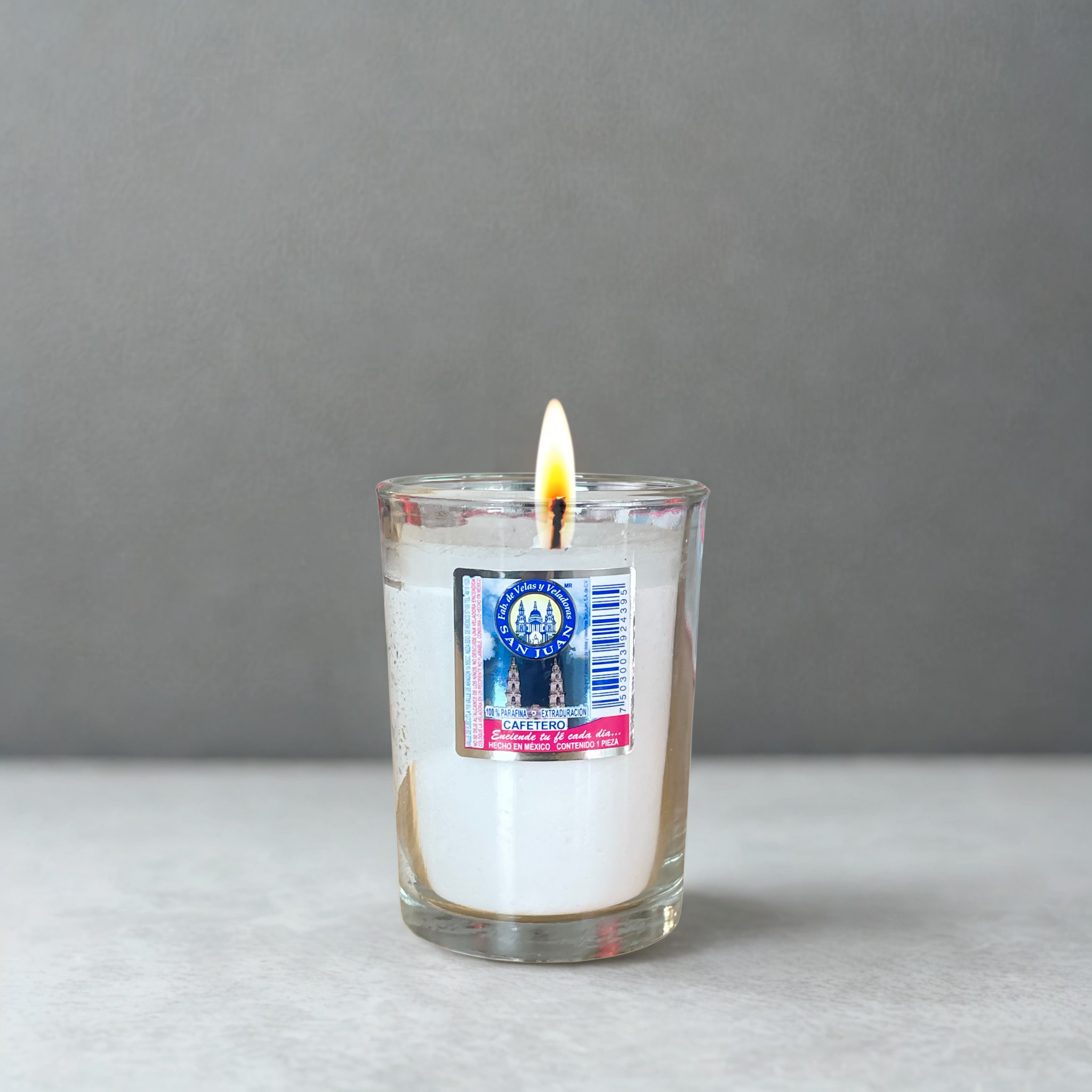 Caja de Veladora Cafetero Liso 20 pz VELADORAS SAN JUAN