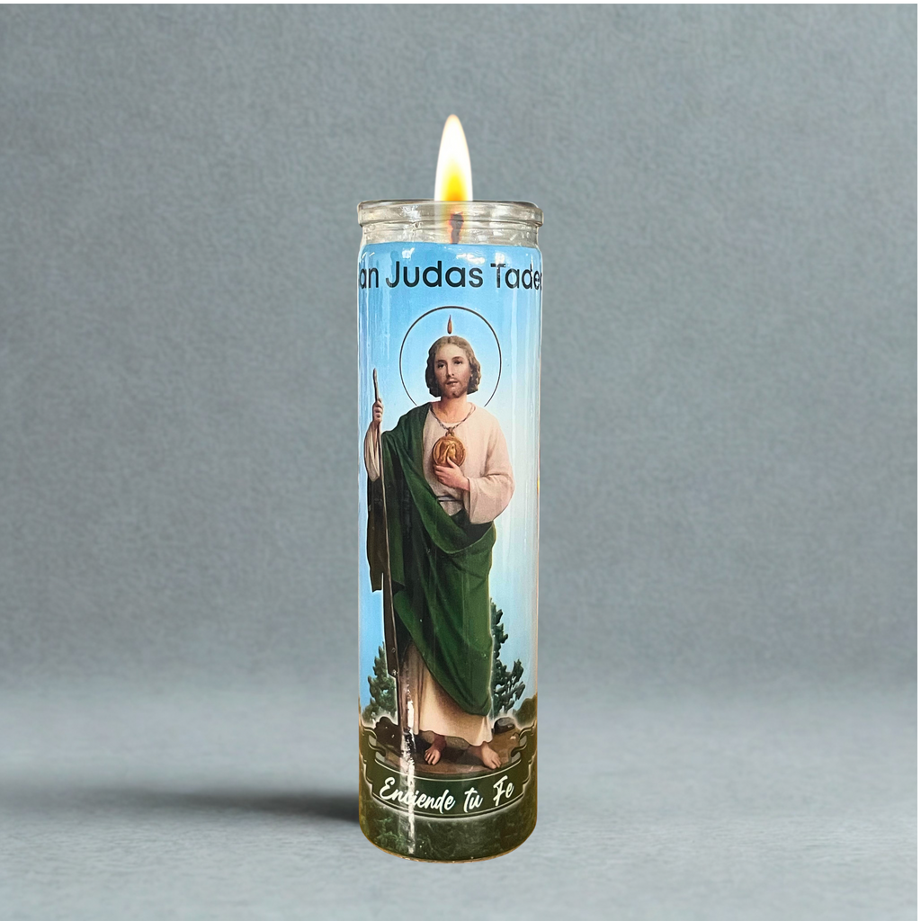 Caja Veladora Vaso 100 San Juditas 12 pz VELADORA SAN JUAN