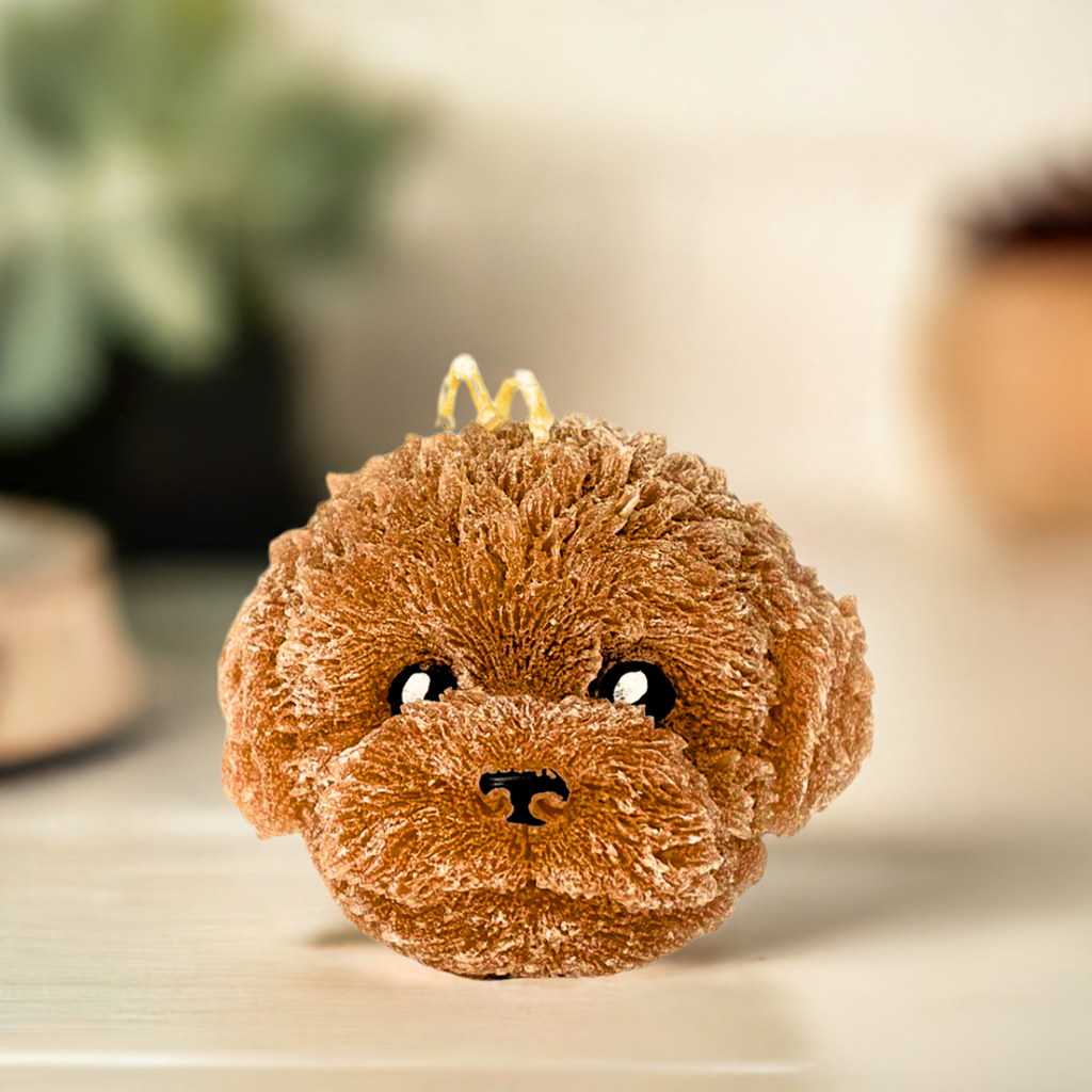 Vela perrito decorativa aromática 1 pza