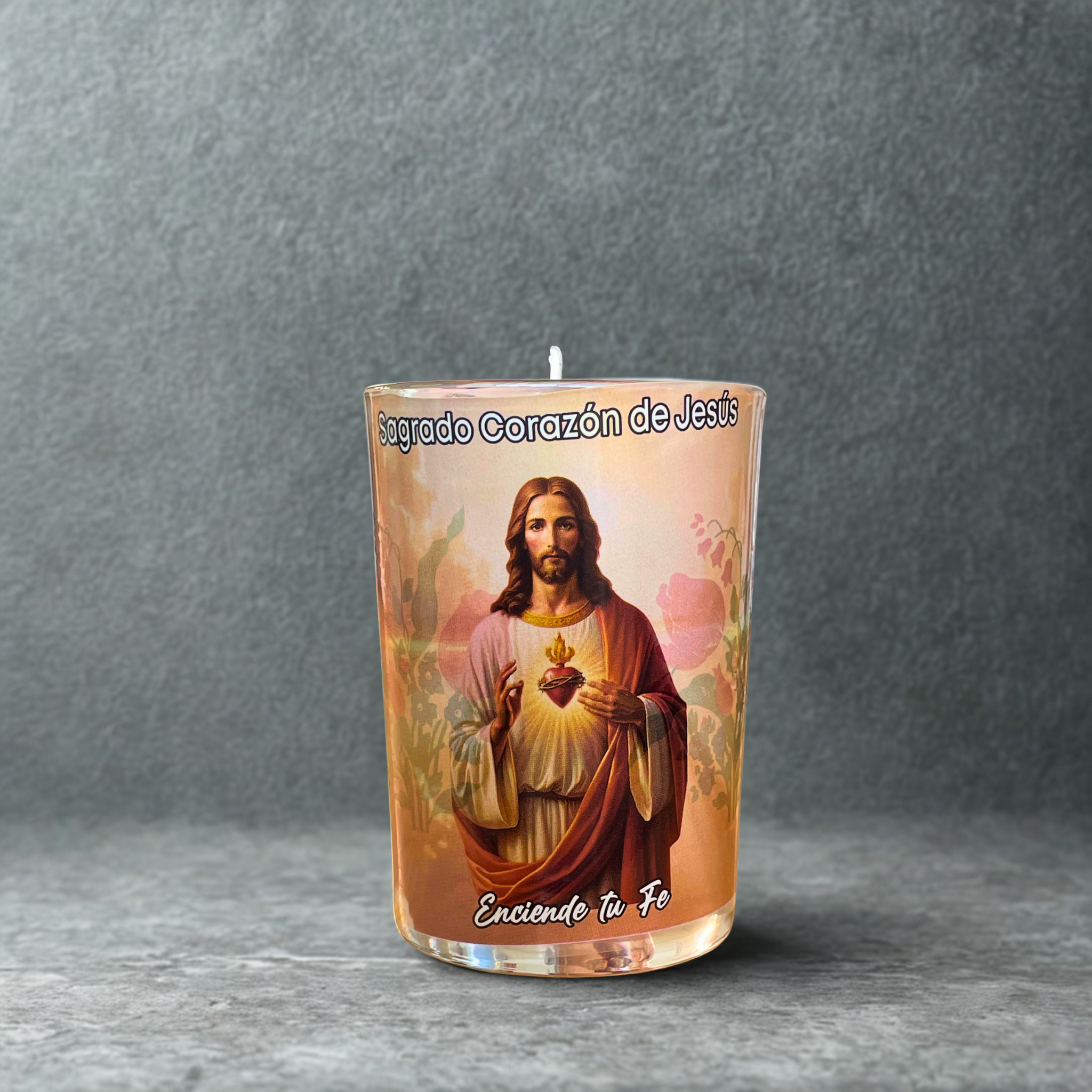 Caja Veladora Cafetero Sagrado Corazón 20 pz VELADORA SAN JUAN