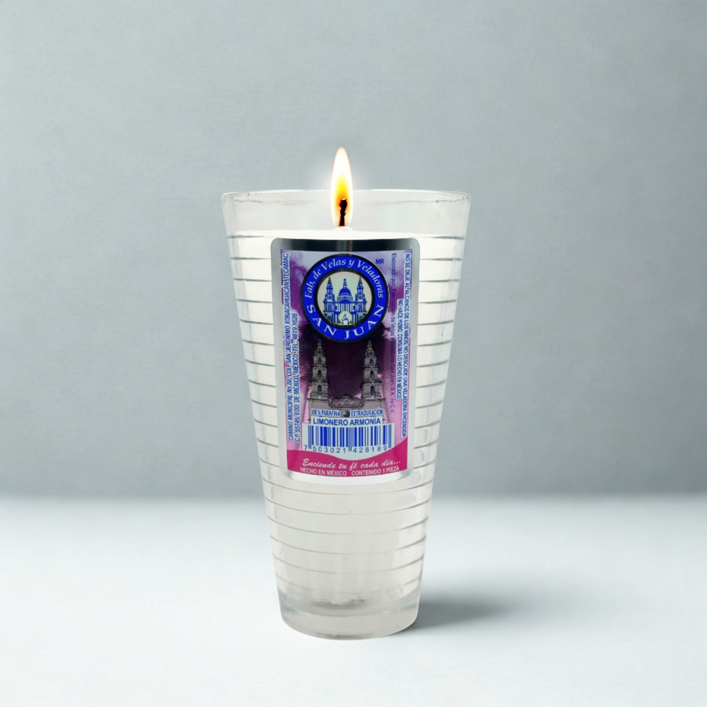 Caja Veladora Limonero Armonía 2O pz VELADORAS SAN JUAN