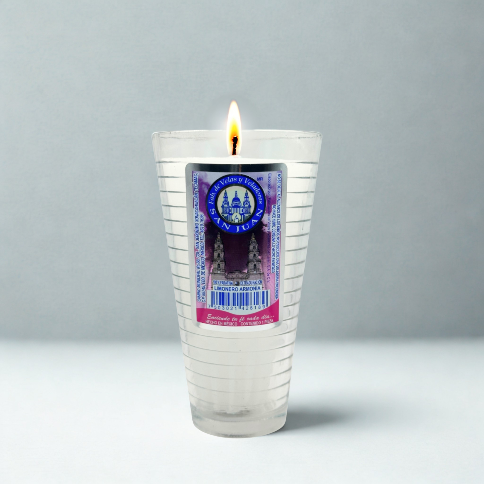 Caja Veladora Limonero Armonía 2O pz VELADORAS SAN JUAN