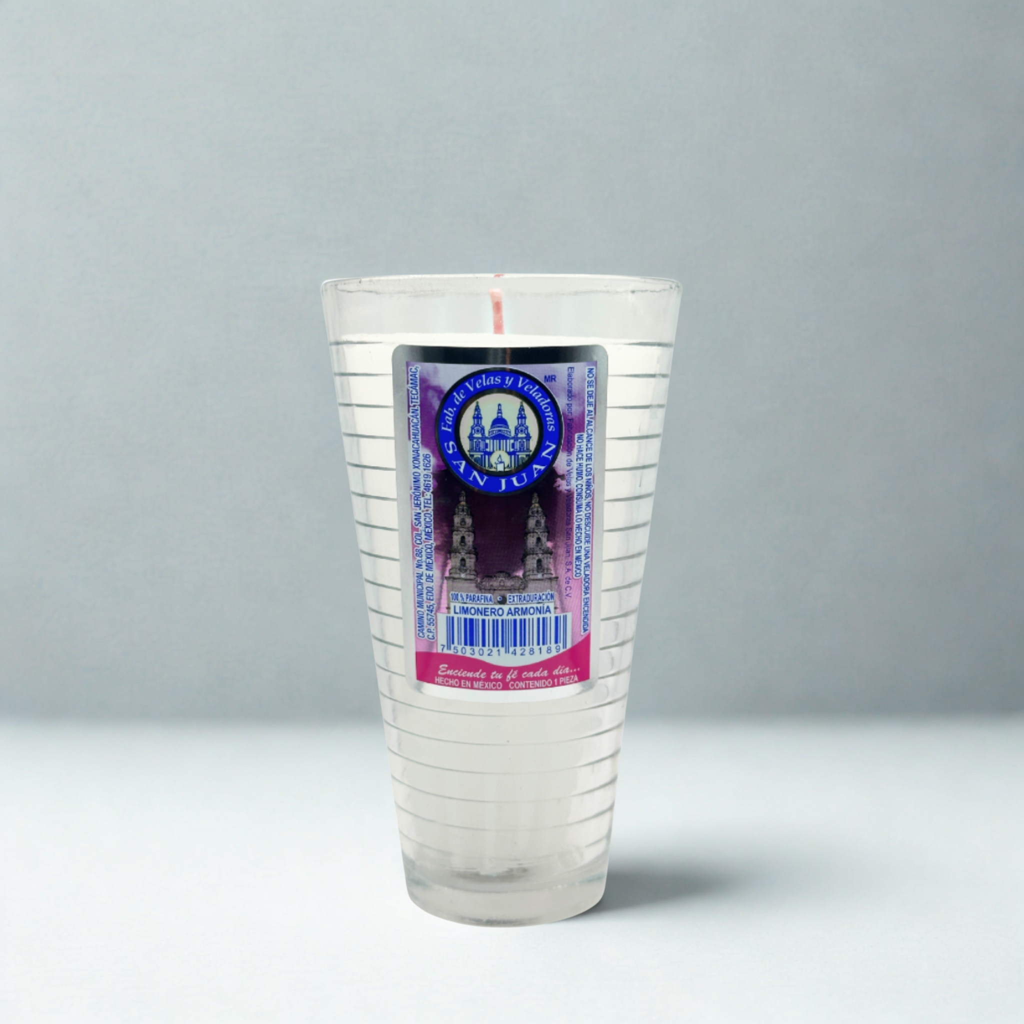 Caja Veladora Limonero Armonía 2O pz VELADORAS SAN JUAN