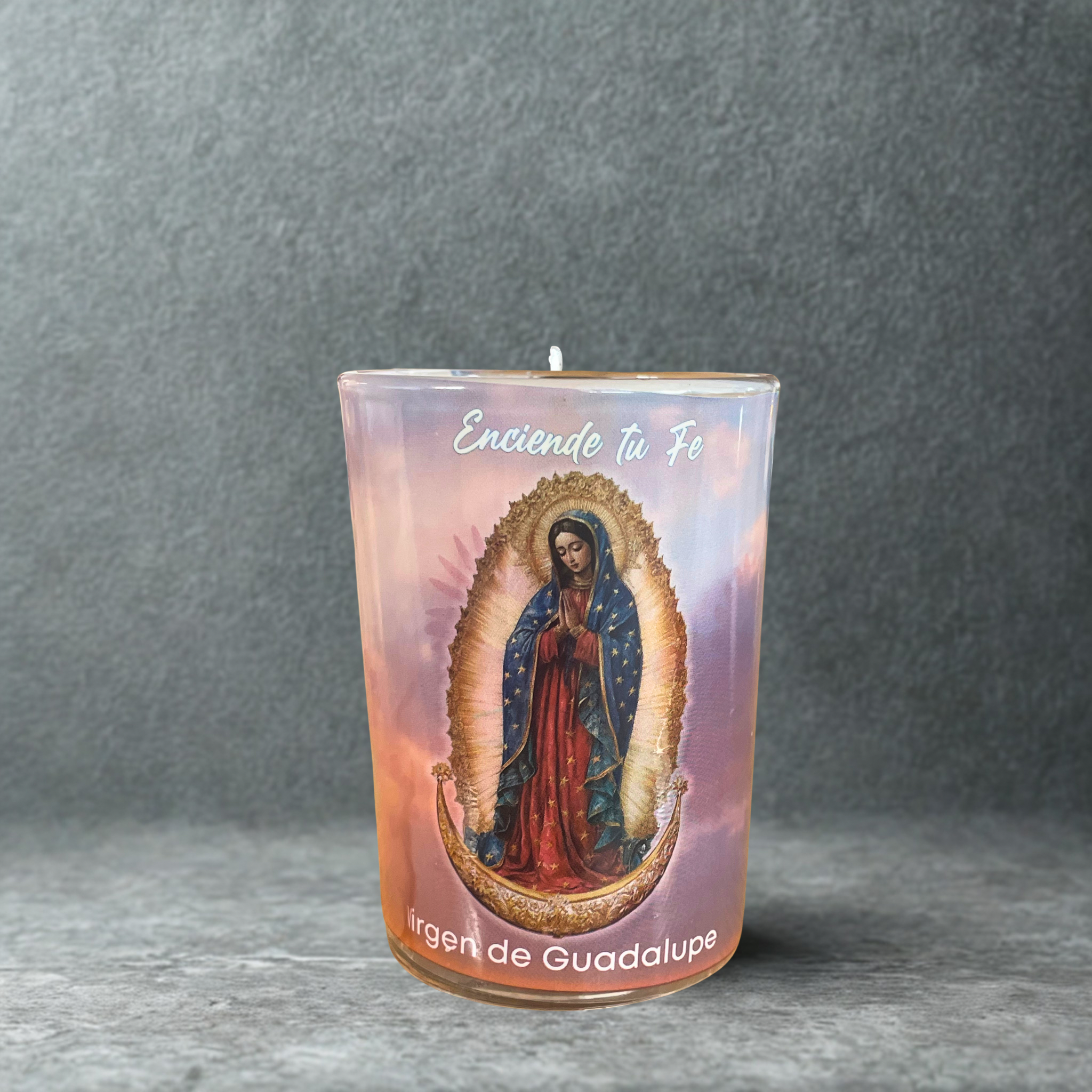 Caja Veladora Cafetero Virgen 20 pz VELADORA SAN JUAN