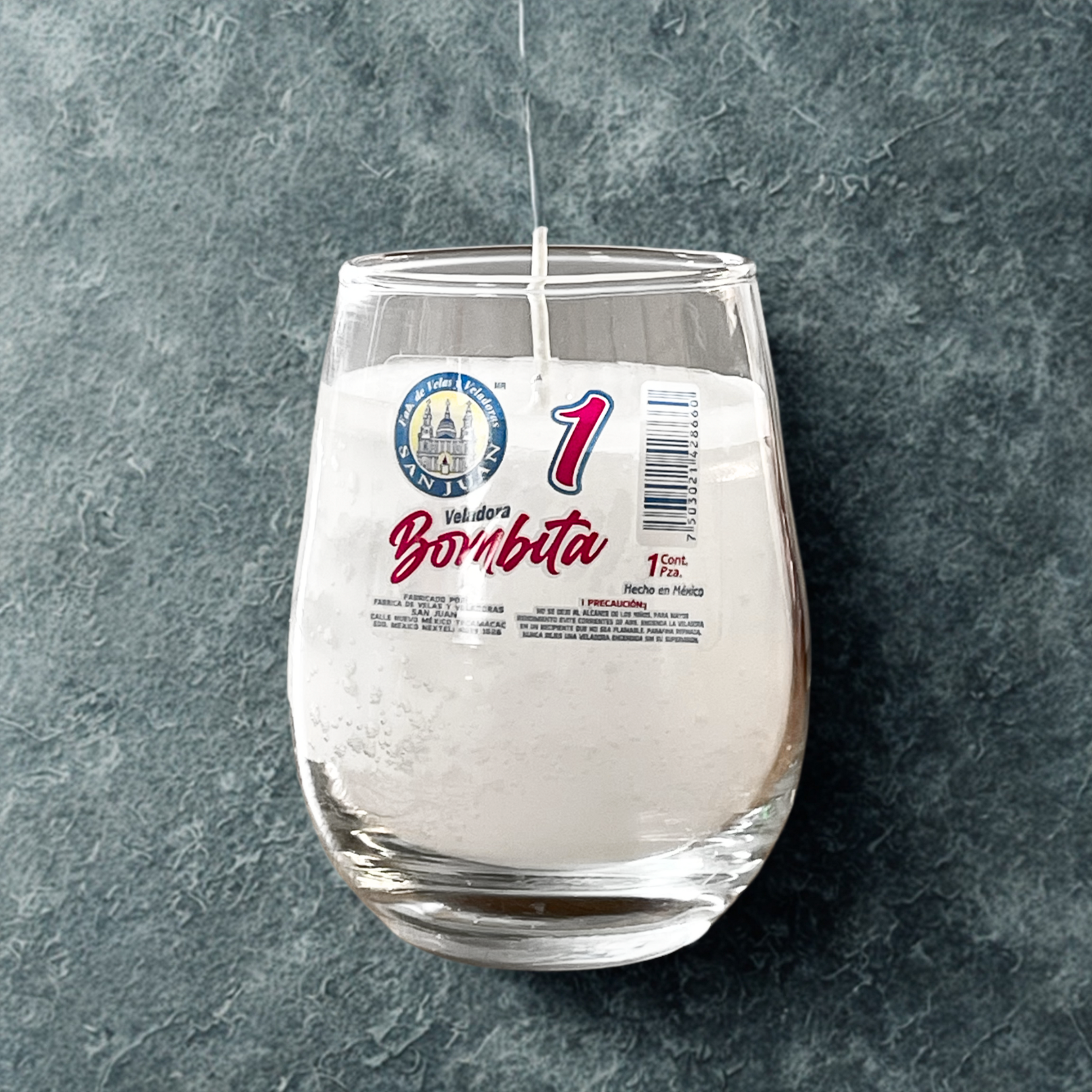 Caja Veladora Bombita 1 con 12 pz VELADORAS SAN JUAN