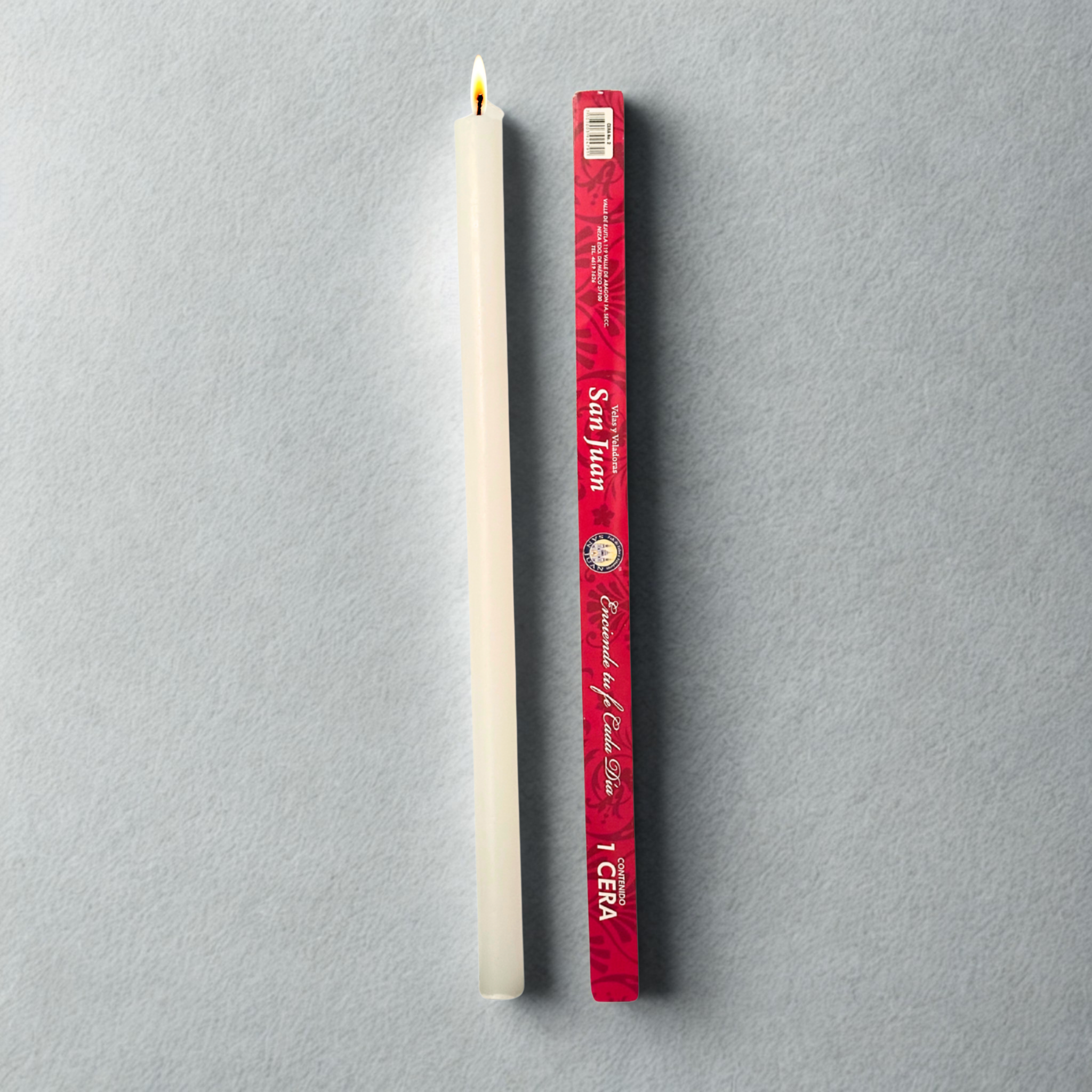 Caja de Cera San Juan N°2 Grande 24 pz VELADORAS SAN JUAN