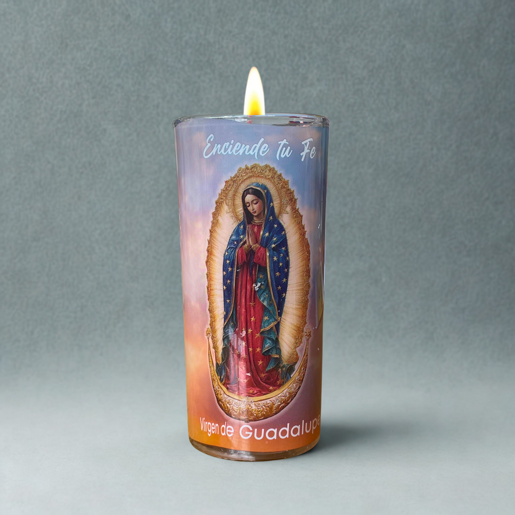 Caja Veladora Cubero Virgen 20 pz VELADORA SAN JUAN