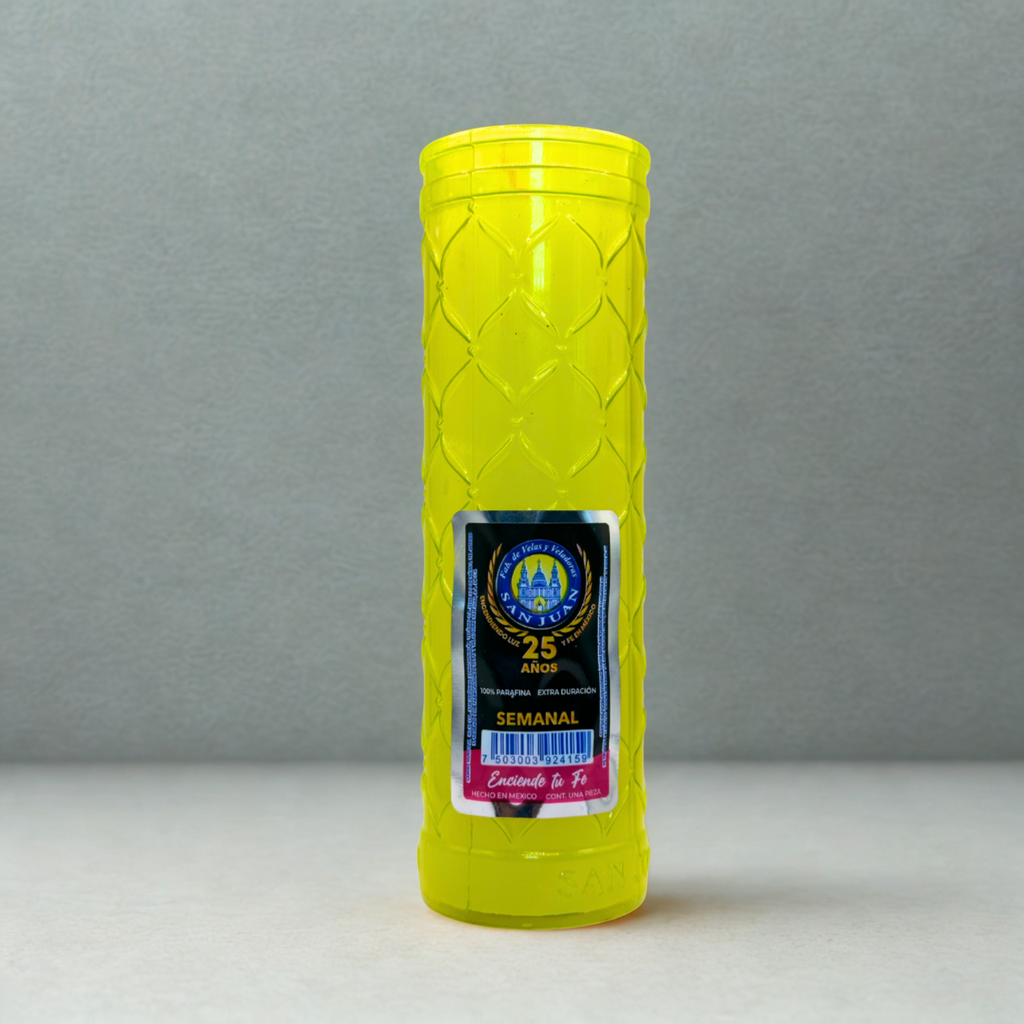 Caja Veladora Ecológica Semanal 12 pz VELADORAS SAN JUAN