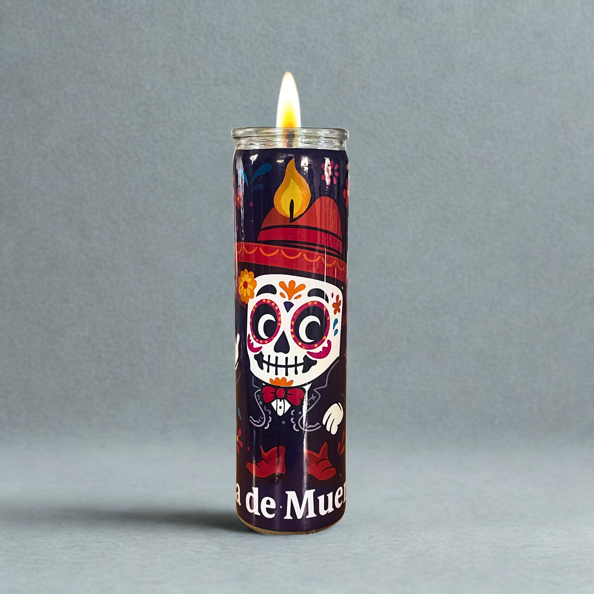 Caja Veladora Vaso 100 Edición Dia de Muertos 12 pz VELADORA SAN JUAN