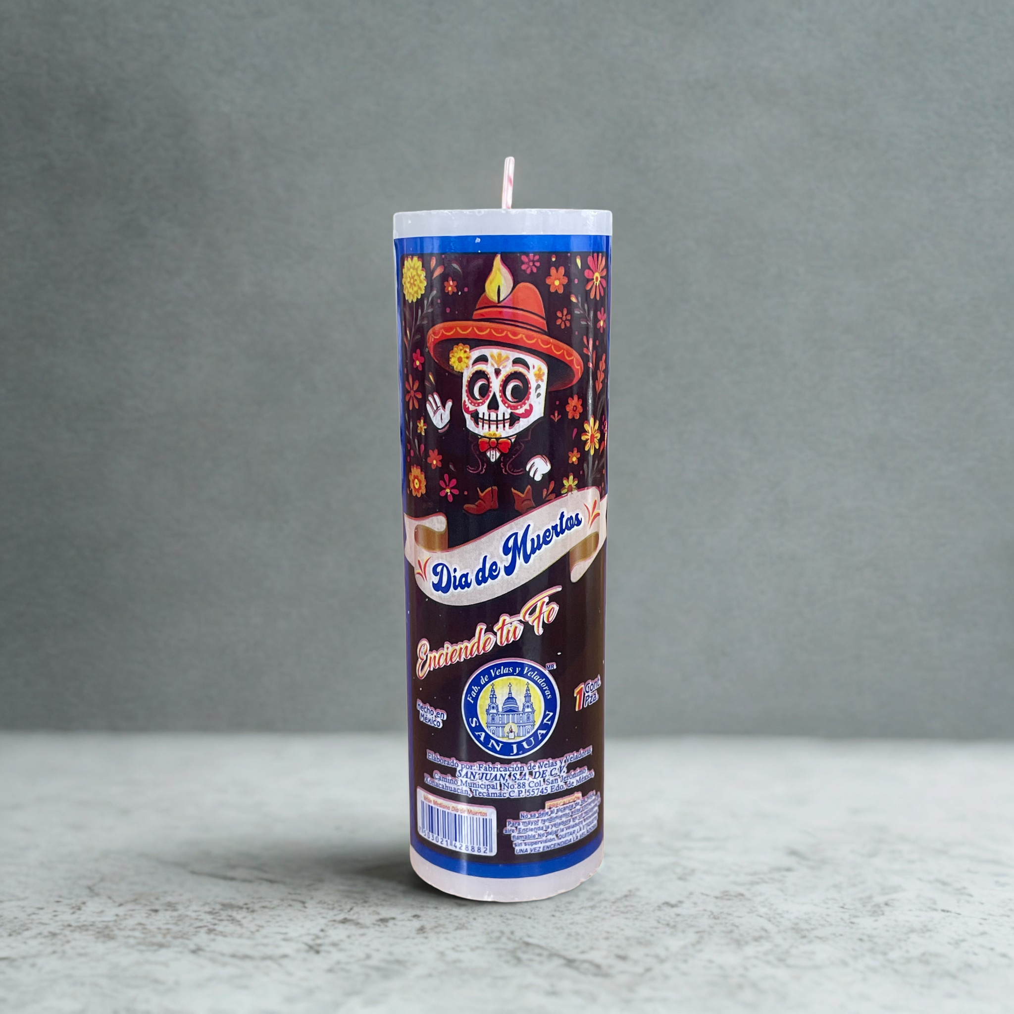 Caja Veladora Velón Edición Dia de Muertos 12 pz VELADORA SAN JUAN