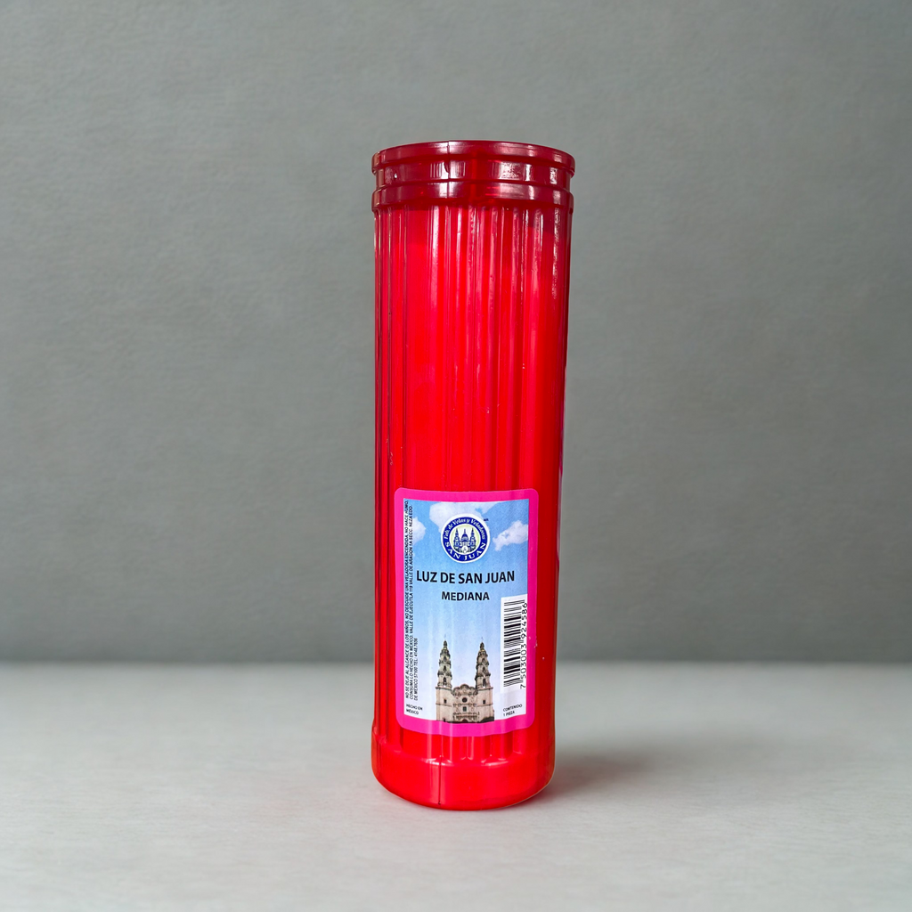 Caja Veladora Luz San Juan Mediana 12 pz VELADORAS SAN JUAN