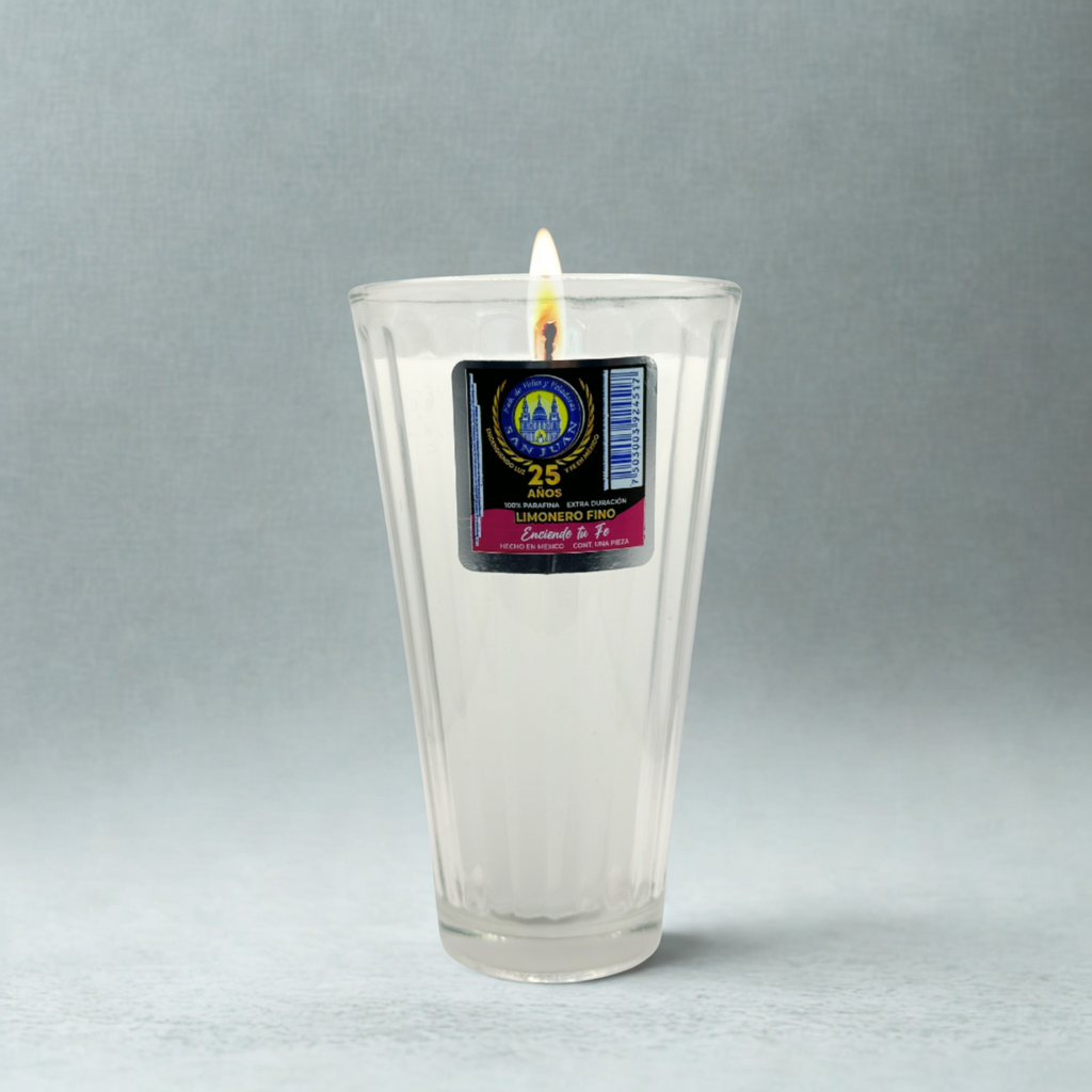 Caja Veladora Limonero Fino 20 pz VELADORAS SAN JUAN
